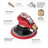 Intertool Pneumatic Random Orbital Sander, 6-inch, Dual Action, Vacuum Ready PT08-1007